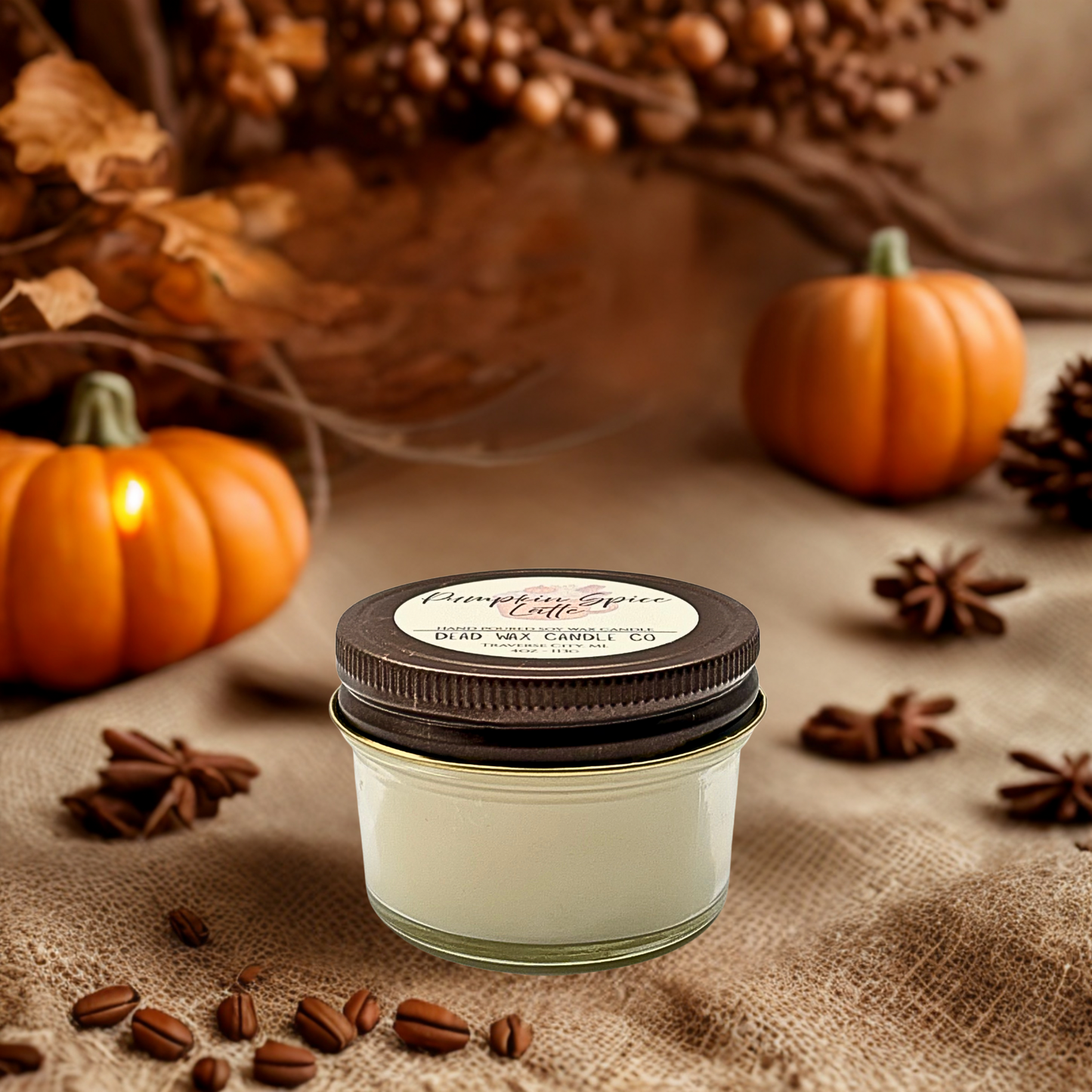 Pumpkin Spice Latte - Soy Wax Candle